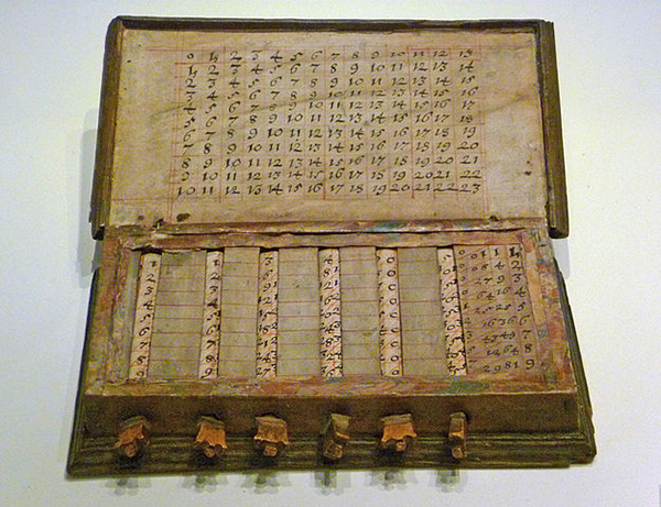 Napiers calculating table